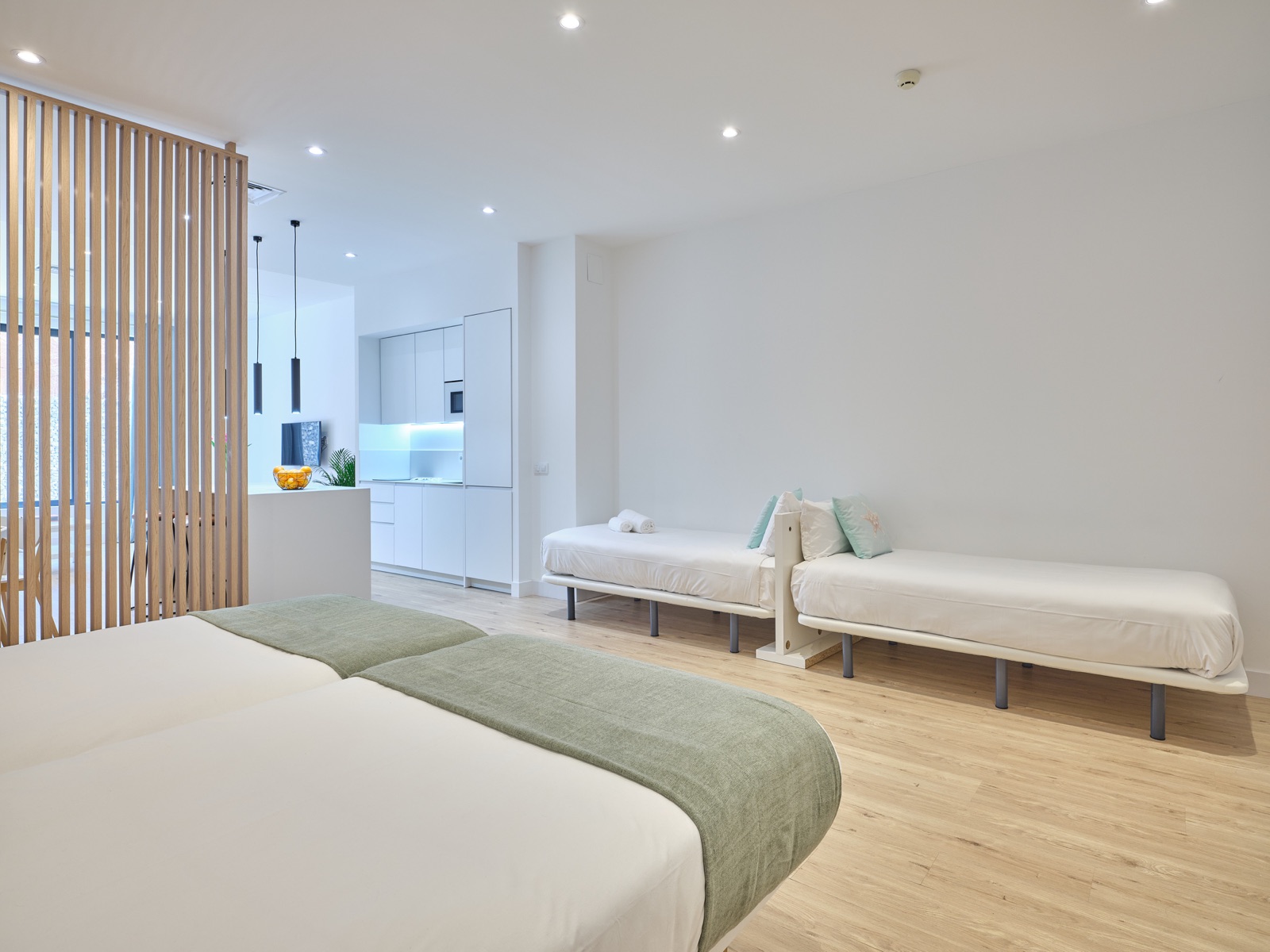 Gran Suite — Distribución con camas adicionales, Paseo Suites Madrid