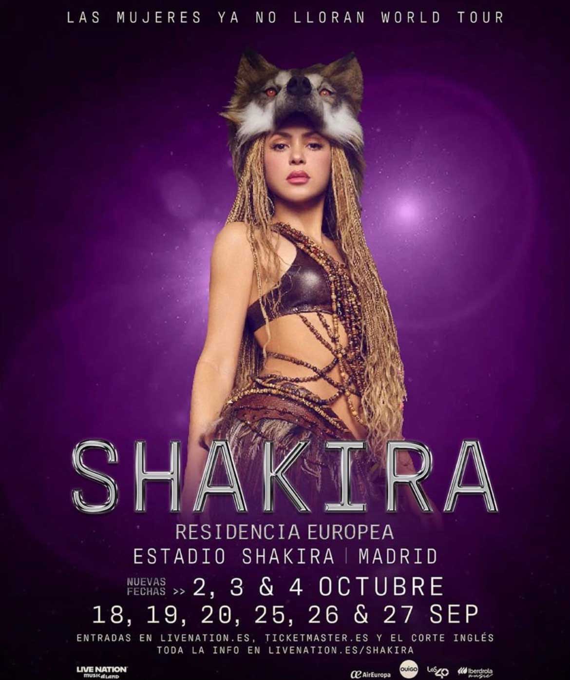 Concierto Shakira Madrid